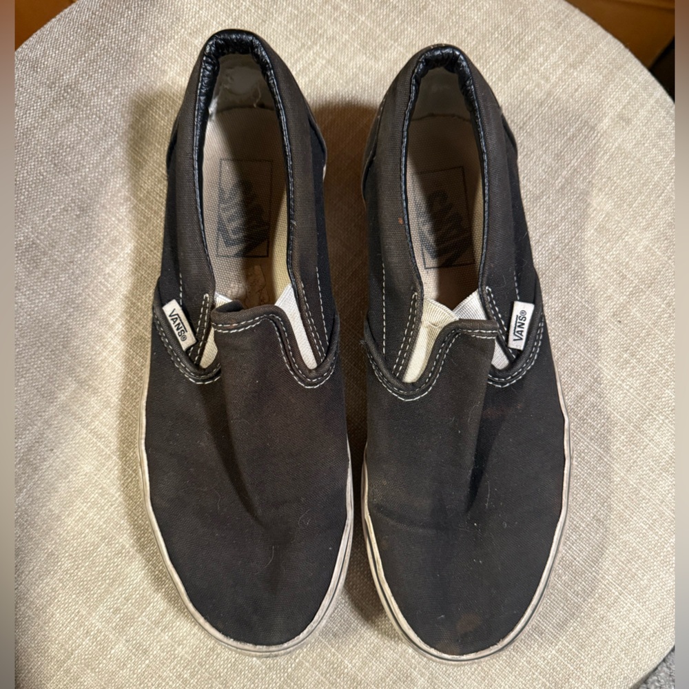 Vans women Classic Black Slip-On Loafers